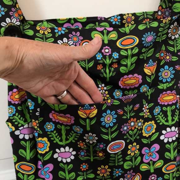 NWT Nooworks print overalls Sz XXL lightweight cotton "Awesome Blossom" print - Picture 9 of 14